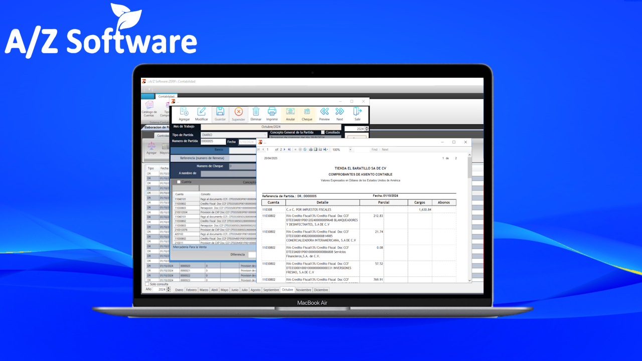 AZSofware - Soluciones y Sistemas Empresariales